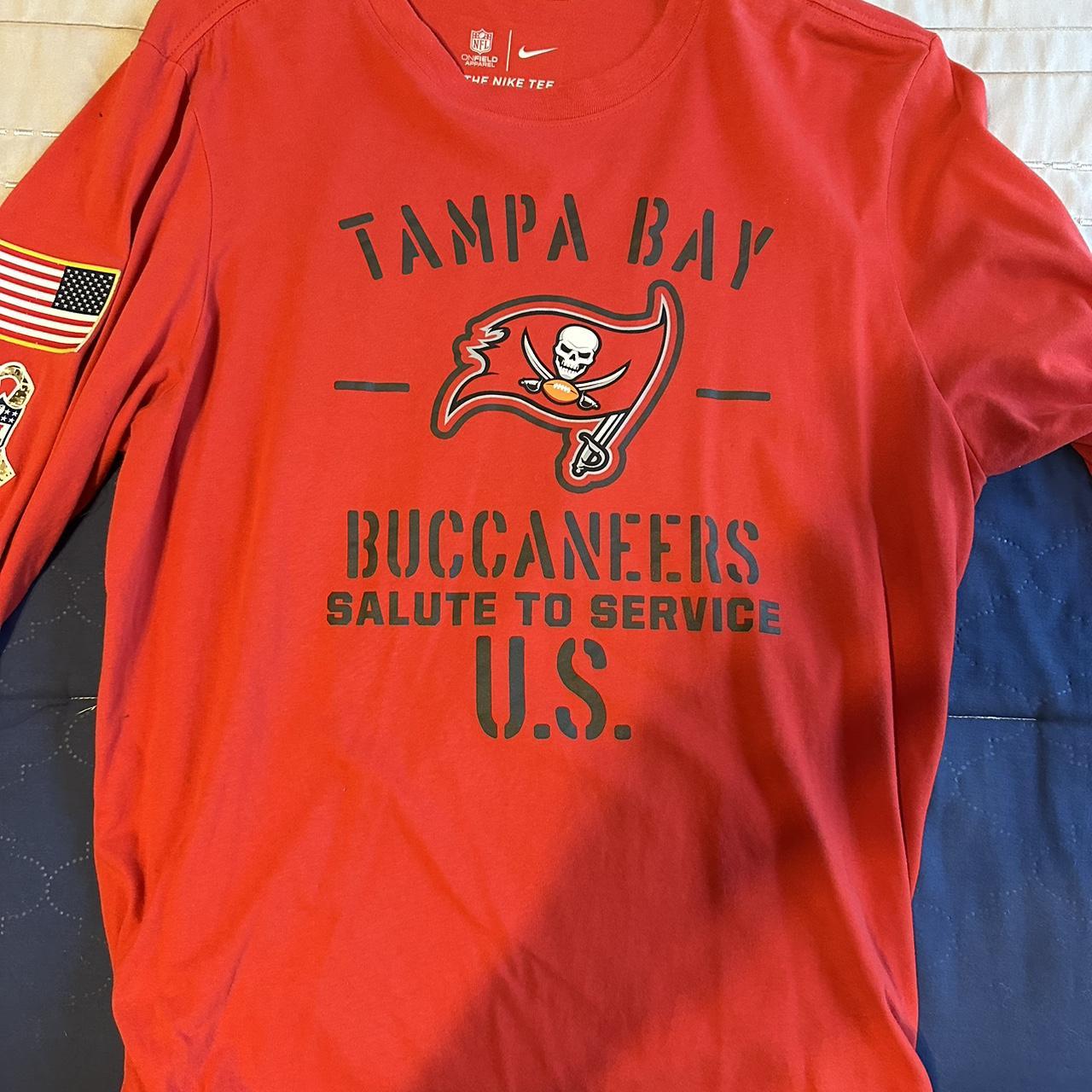 Tampa Bay Buccaneers nike salute to service long - Depop