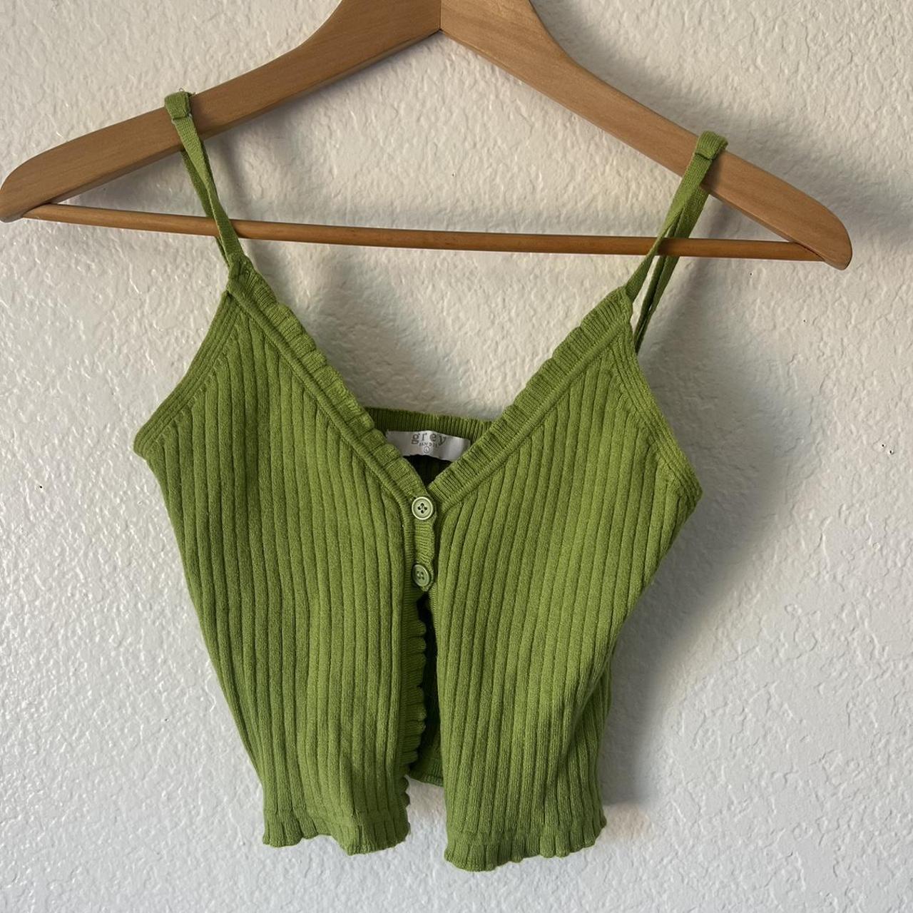 Grey bandit green tank! Size L on tag but can be... Depop