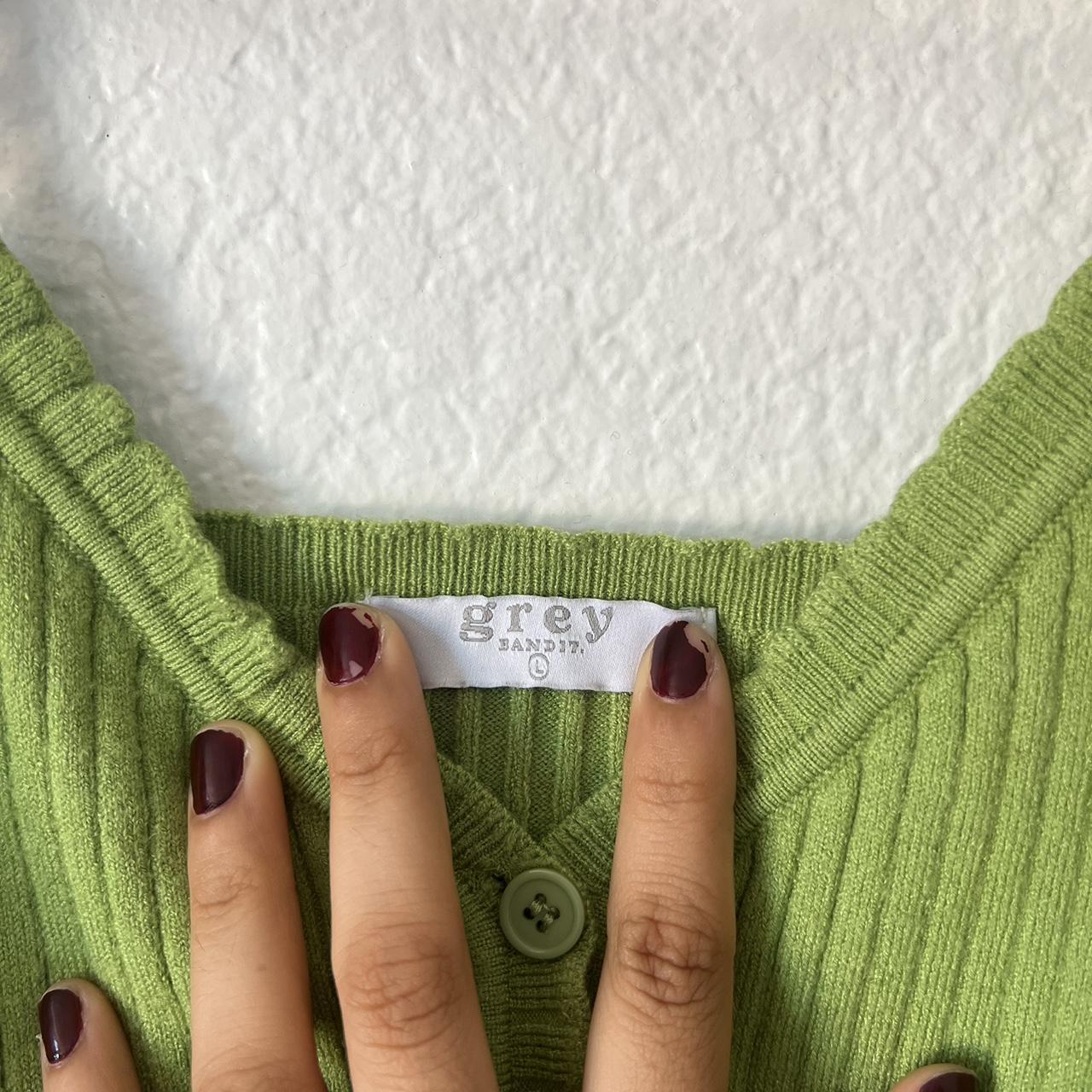 Grey bandit green tank! Size L on tag but can be... Depop