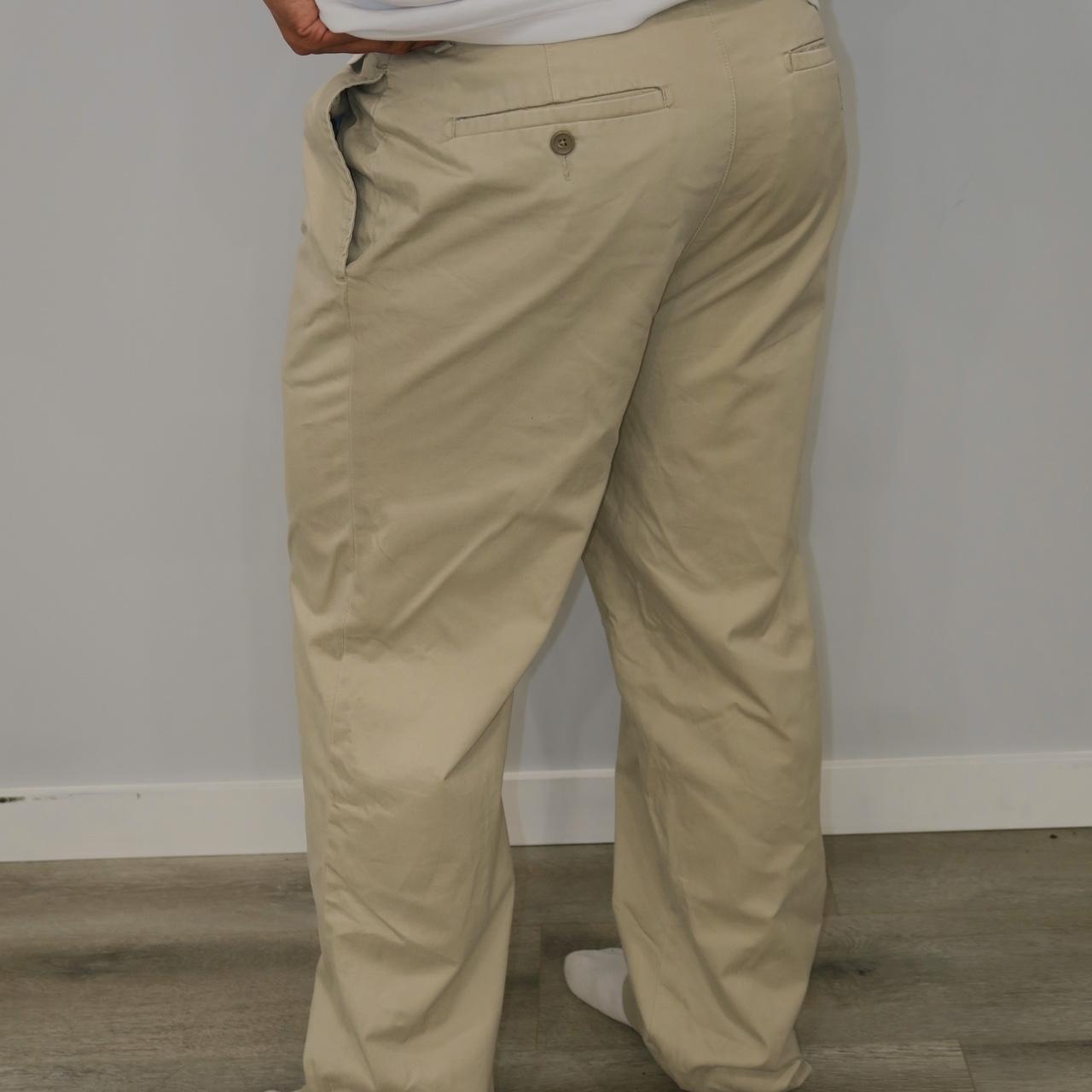 Tan Baggy Tommy Hilfiger Pants 33” W x 32” L Depop