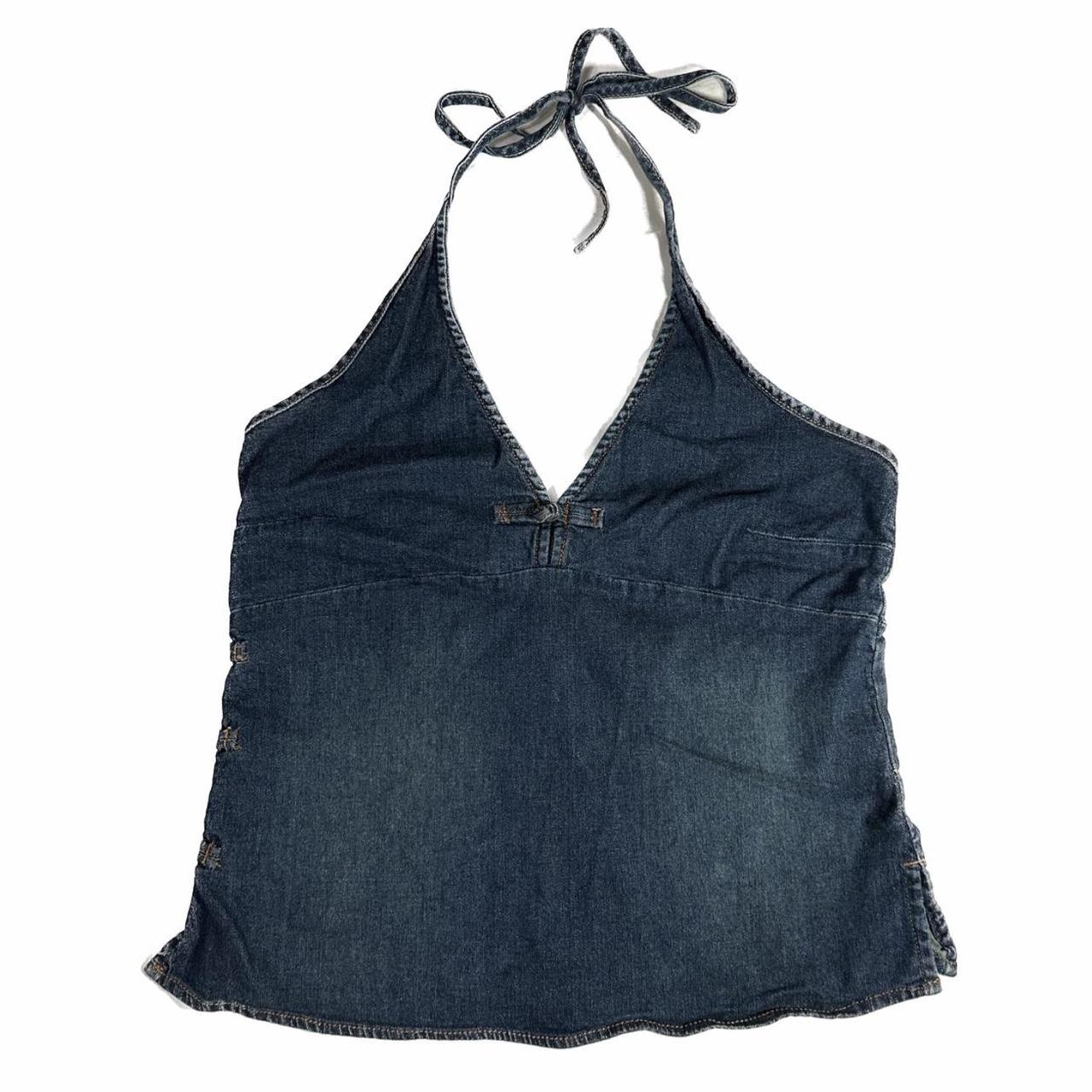 Old Navy Women's Navy Vest Depop