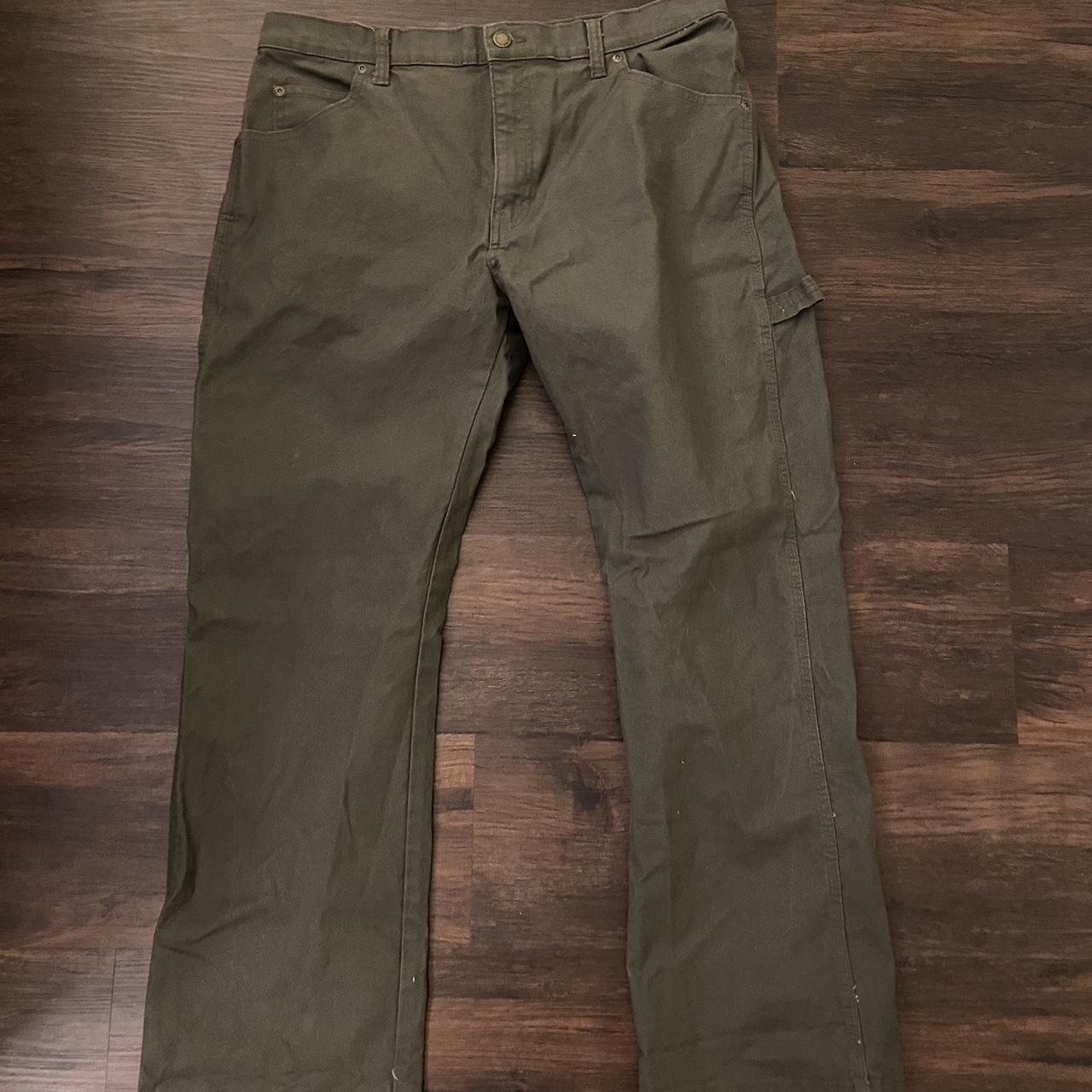 DARK GREEN CARPENTER JEANS Size📏 34x30 CONDITION... Depop