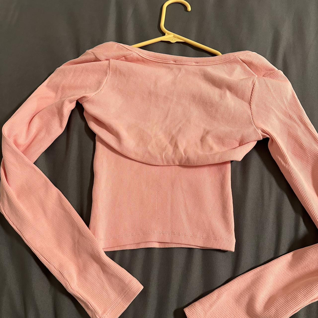 Zara Women's Pink Veststankscamis Depop