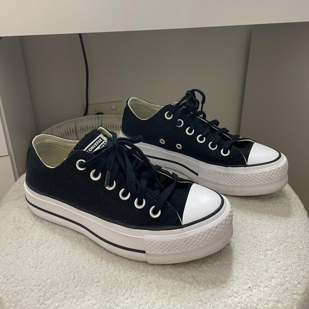 Converse orders noir basse plateforme