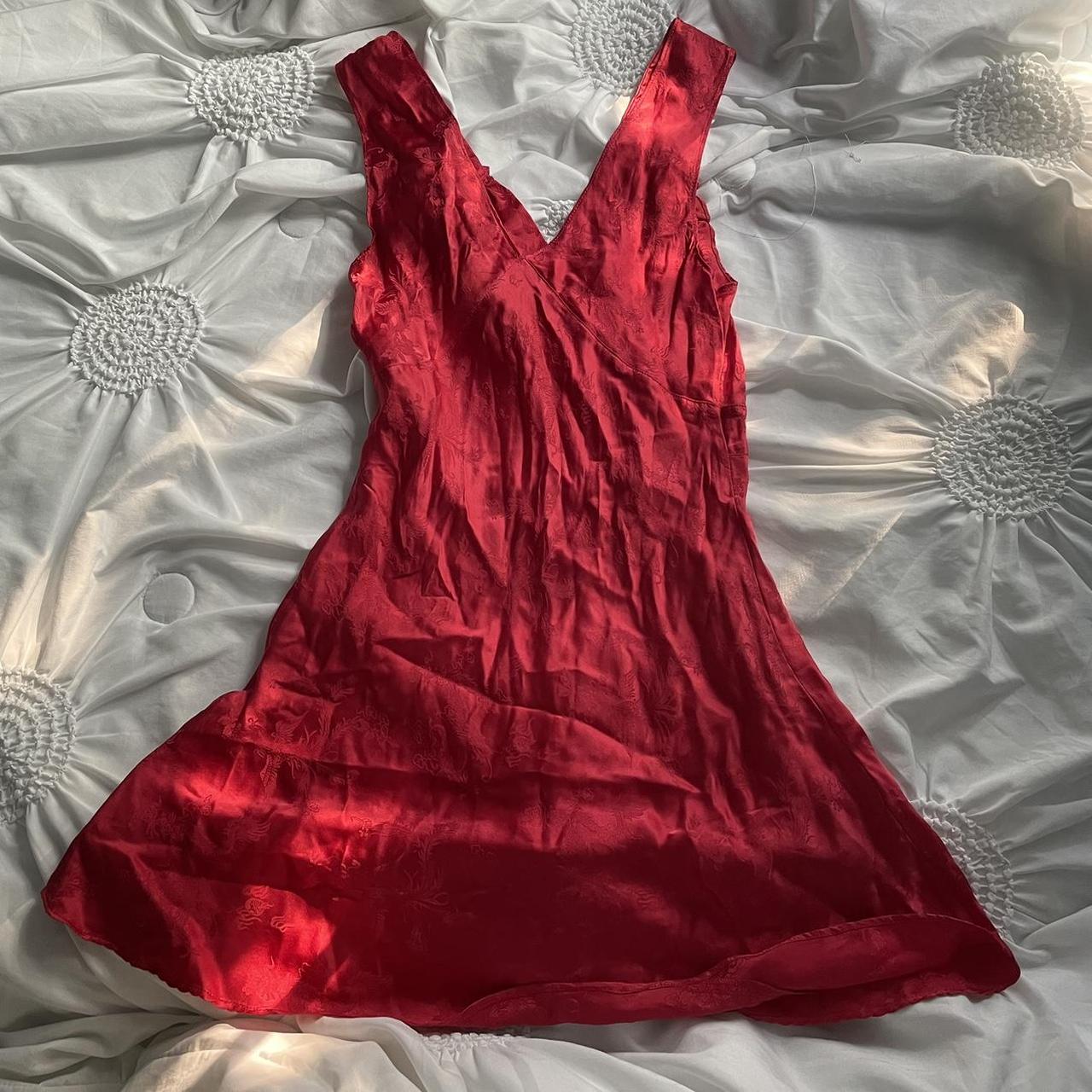 NWOT Realisation Par Red Roxy Dragon Dress Size XS... - Depop