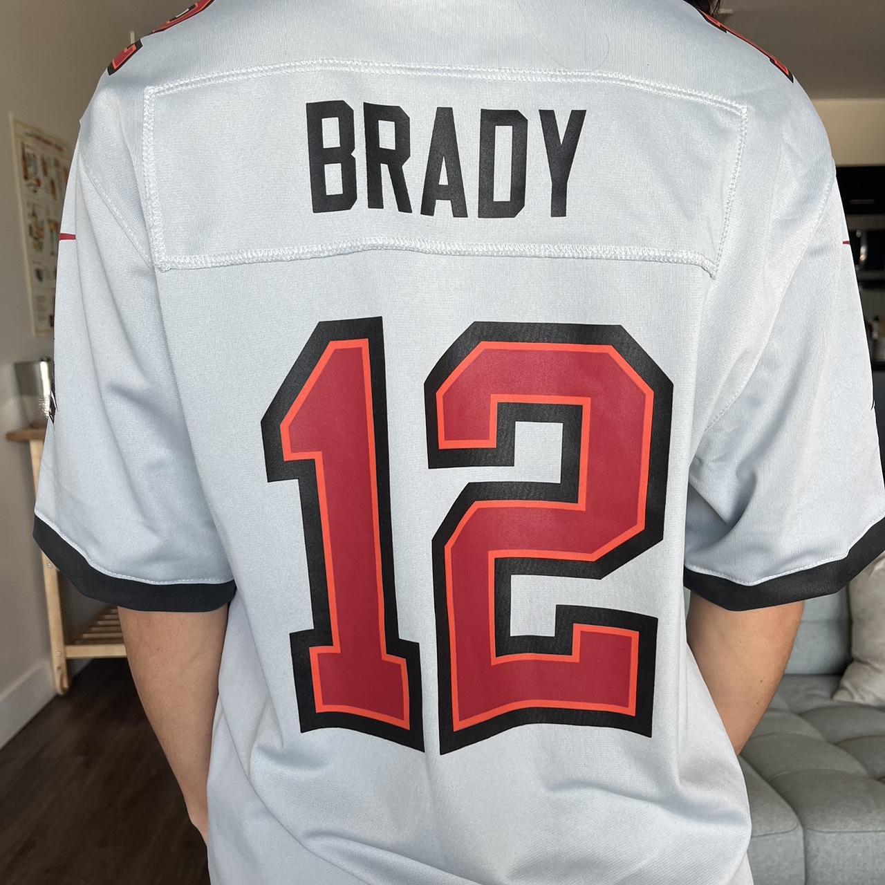 Nike Tampa Bay Buccaneers Tom Brady White T-Shirt - Depop