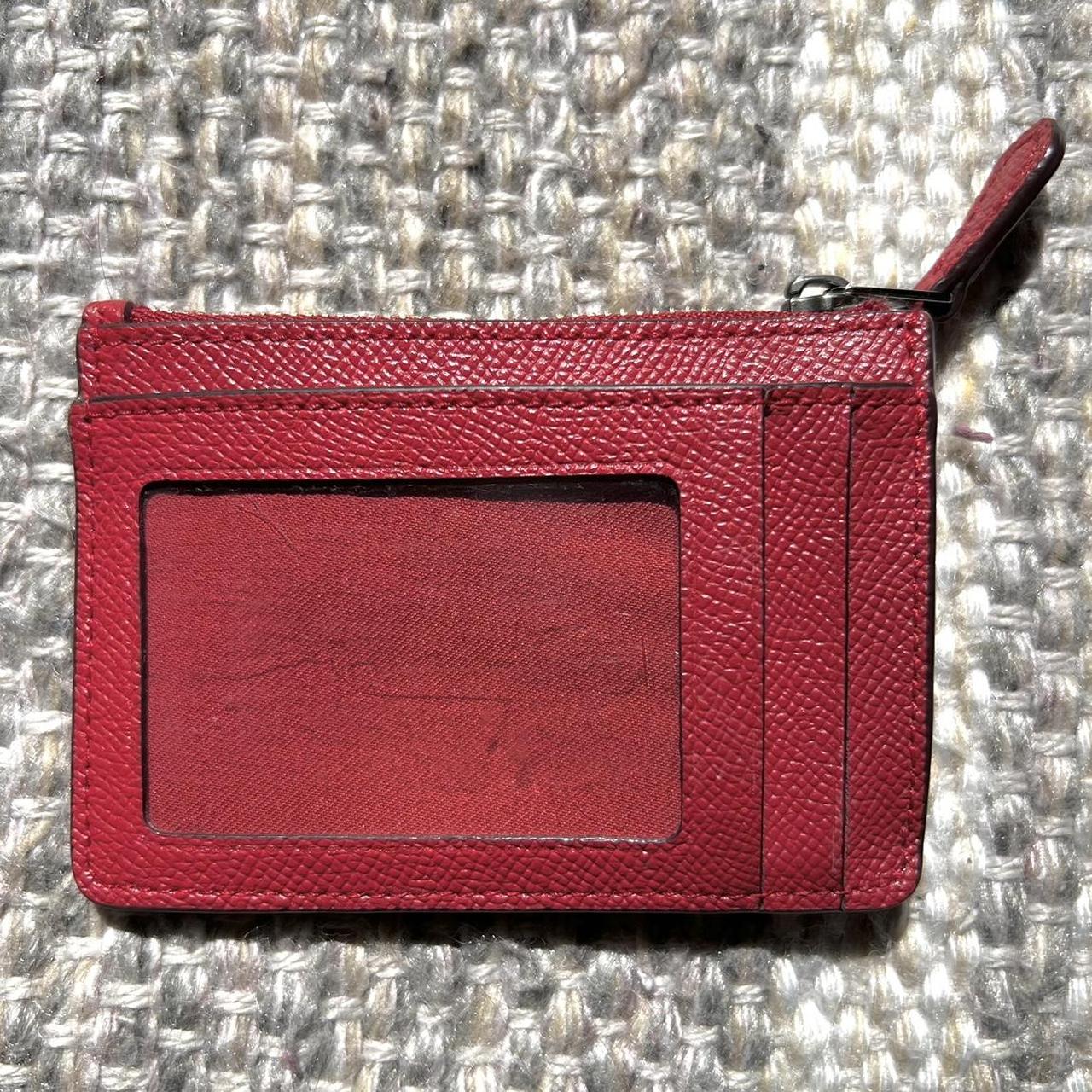 COACH WALLET MIRROR / CARD HOLDER IN PINK SOFT - Depop