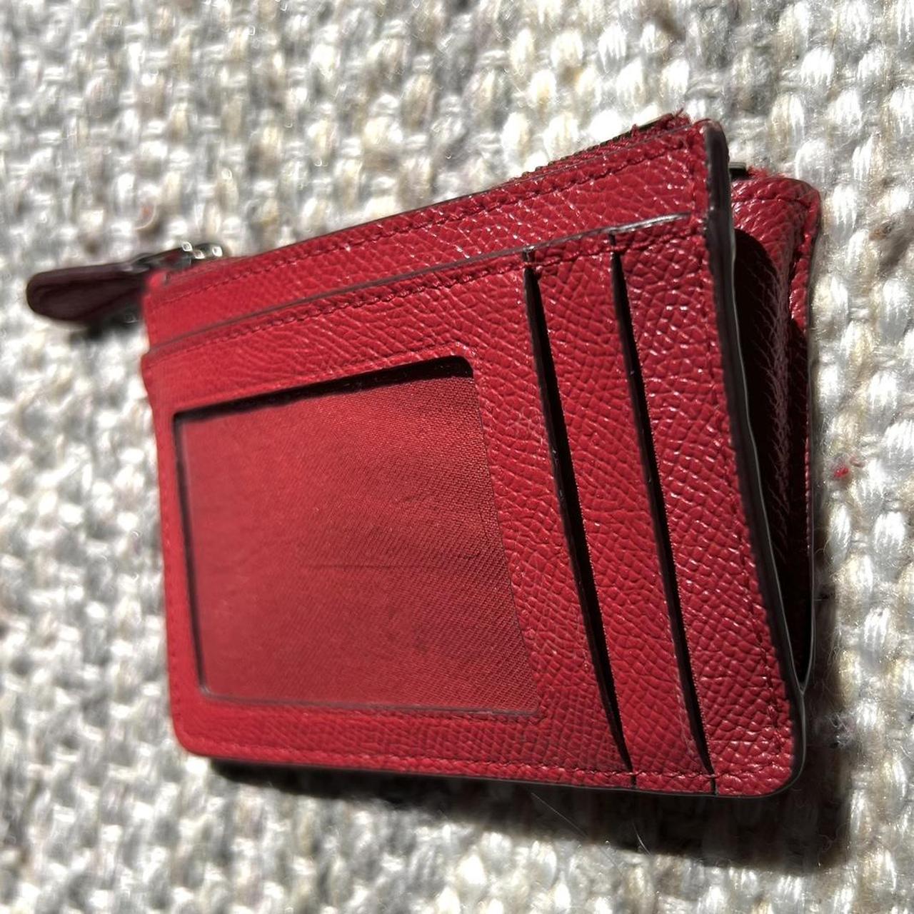 COACH WALLET MIRROR / CARD HOLDER IN PINK SOFT - Depop