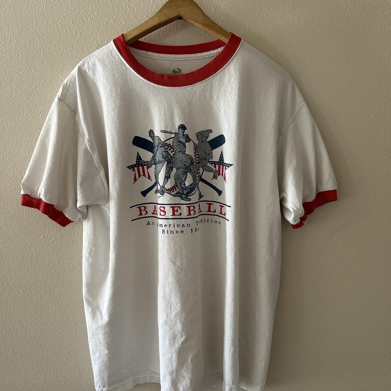 VINTAGE BASEBALL GRAPHIC TEE #bintage #baseball - Depop