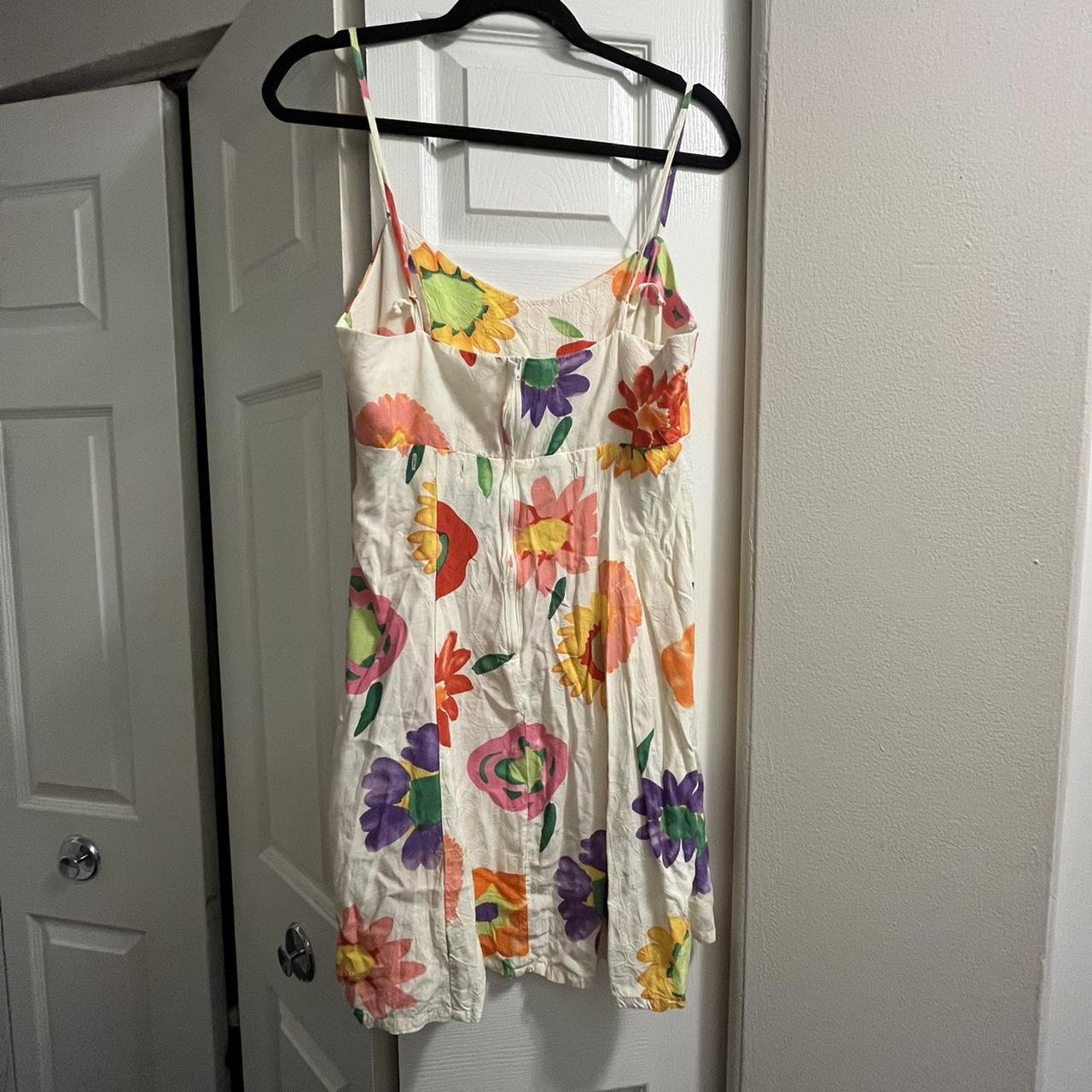 Amazing 90s Jams World size L floral print mini... - Depop