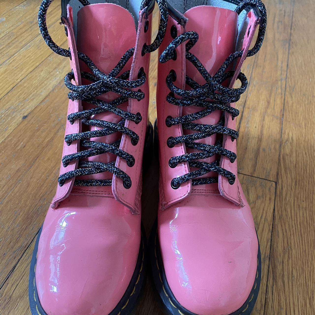 Pink patent 2025 doc martens