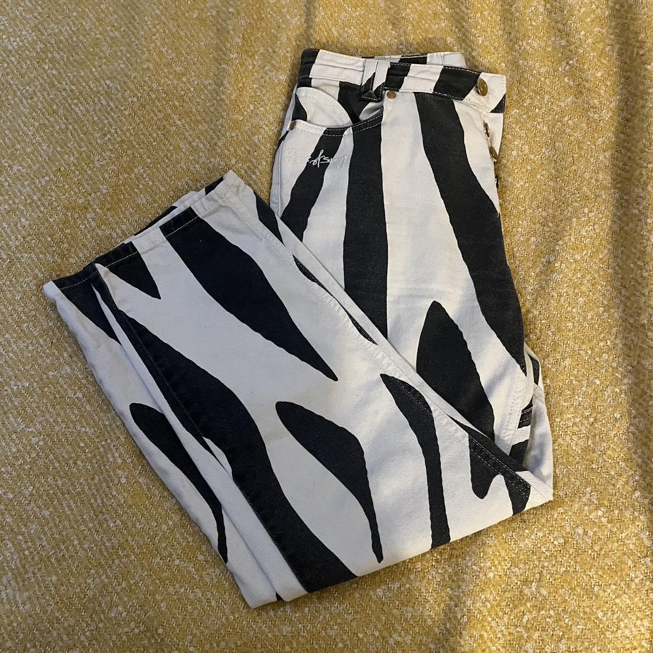 House of sunny zebra jeans! Absolutely love but too... Depop