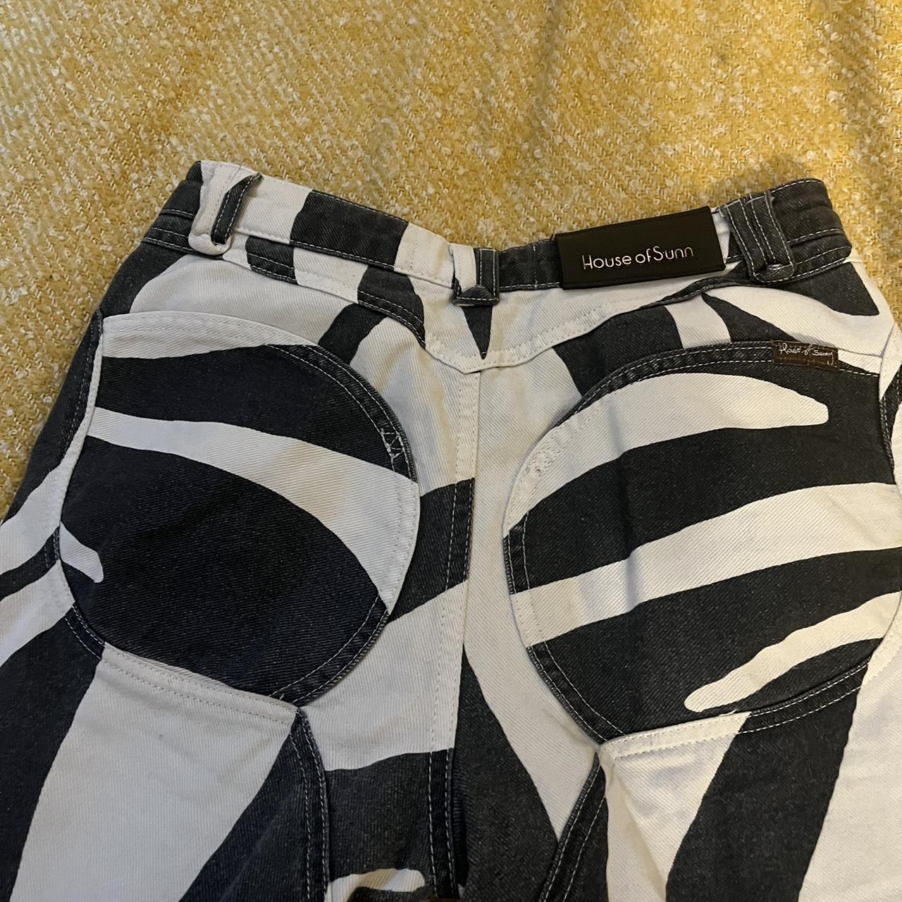 House of sunny zebra jeans! Absolutely love but too... Depop