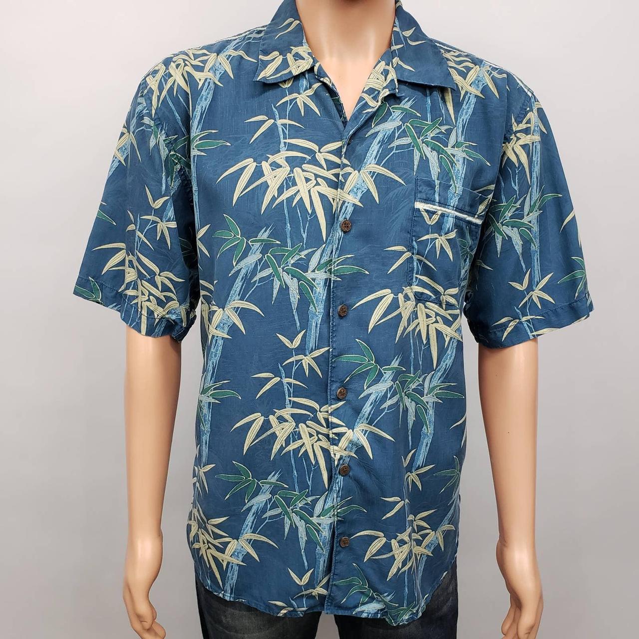 Tommy Bahama Silk Camp Shirt Hawaiian Short Sleeve - Depop