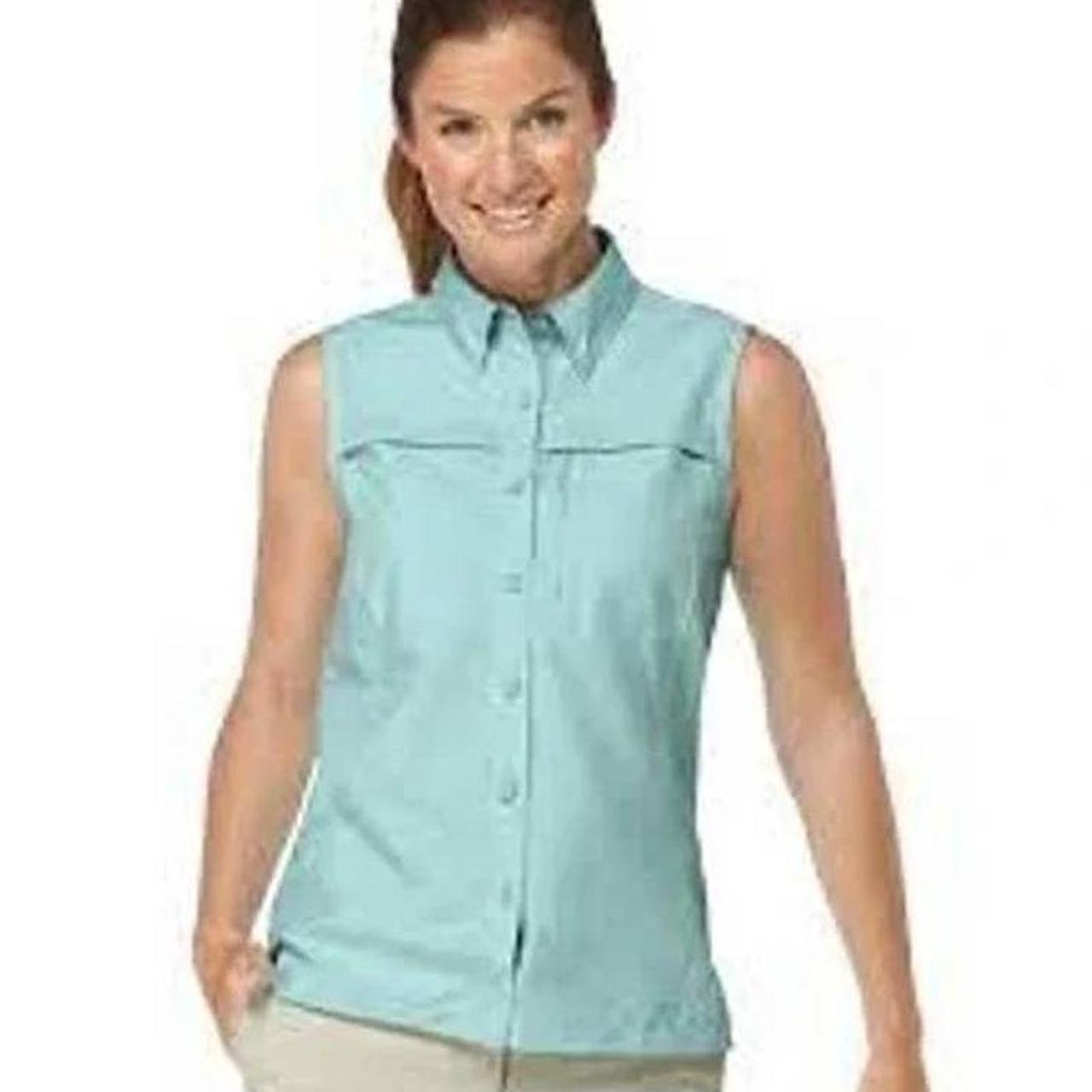LL Bean Tropicwear Shirt Sleeveless Vest Vented - Depop
