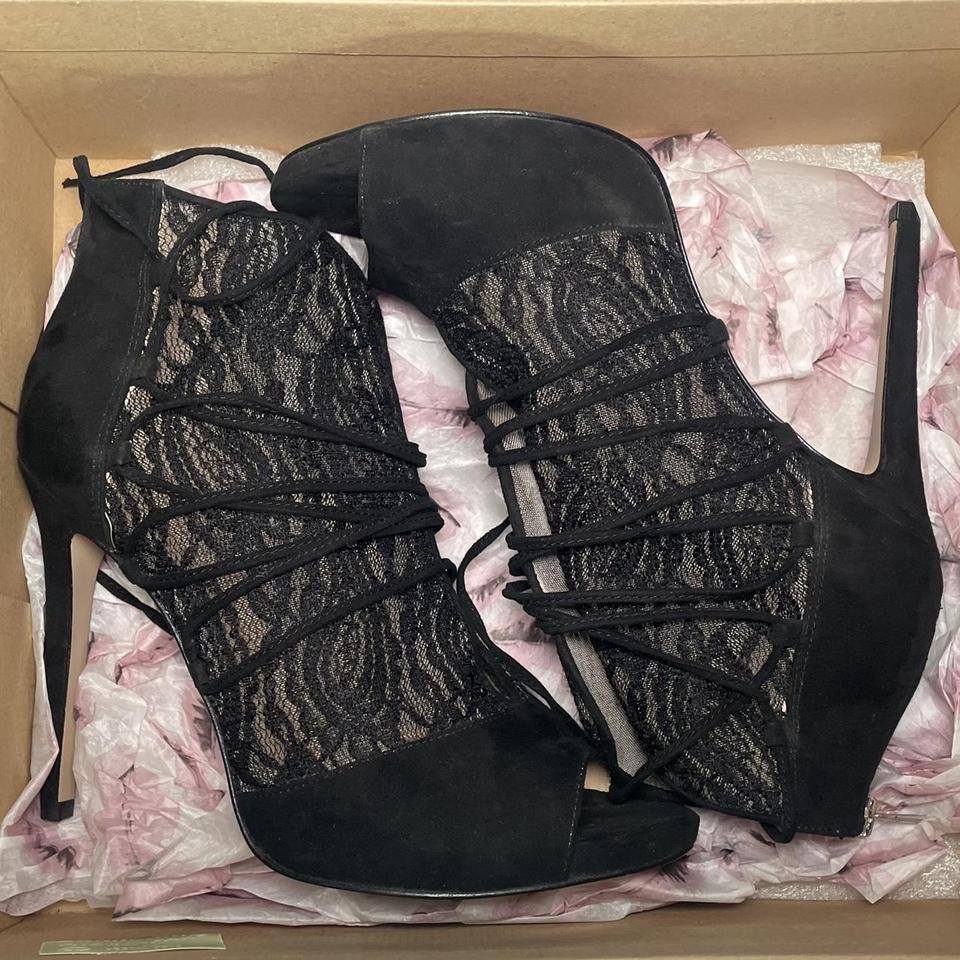 🖤JESSICA SIMPSON🖤 RAYSHA BLACK BOOTIE HEELS UPC # - Depop