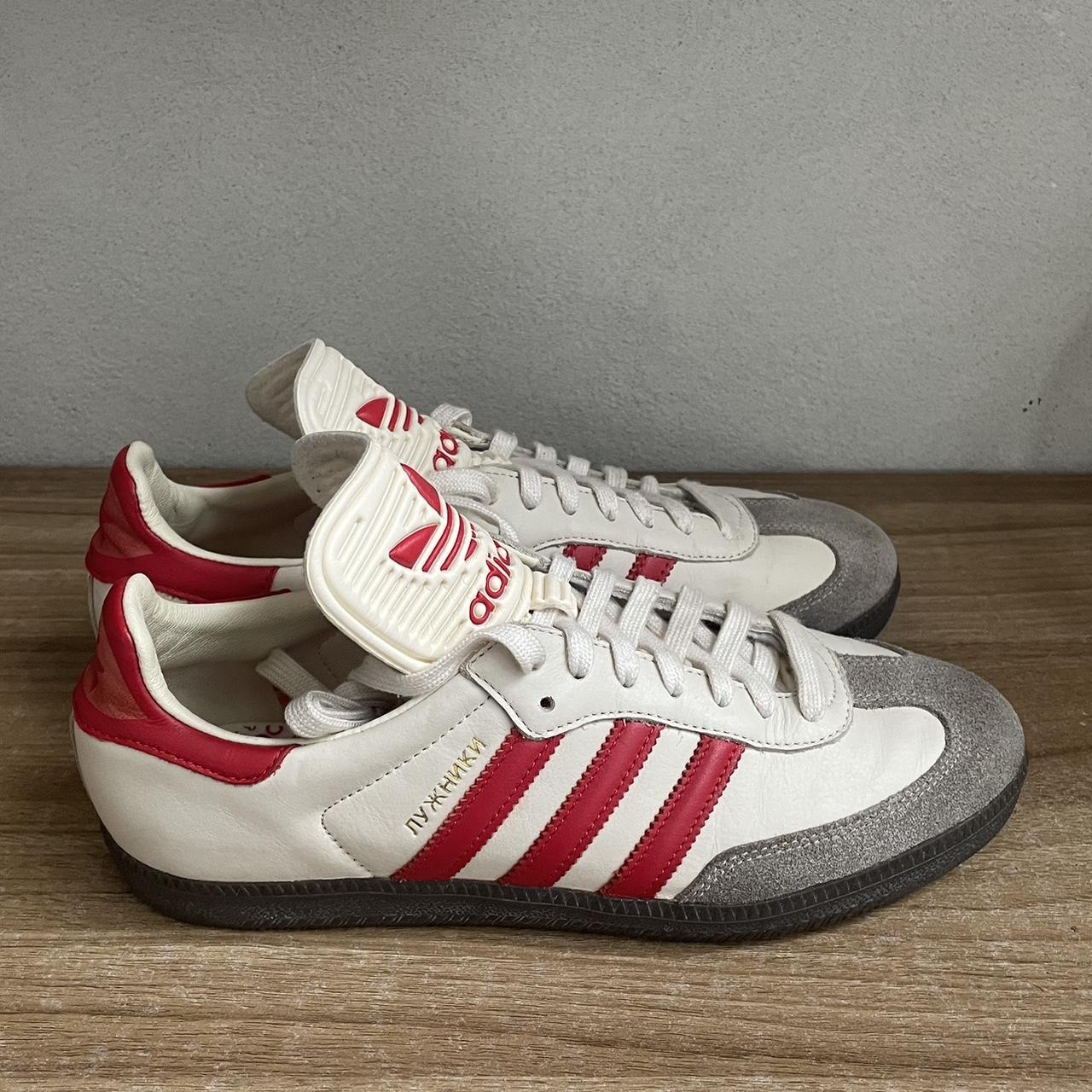 Adidas Samba Classic OG White Scarlet Luzhniki. Depop