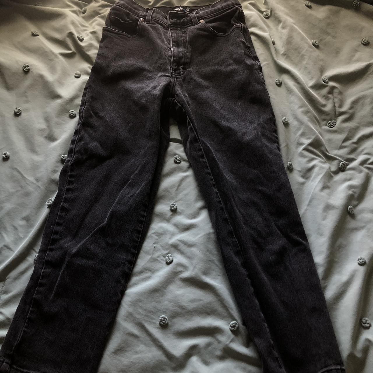 Black vintage high waisted jeans. Had these FOREVER... - Depop