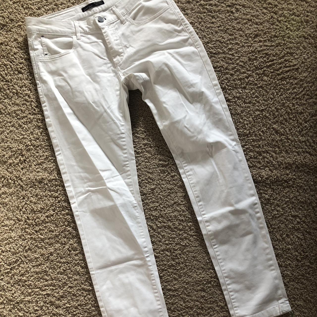 Zara men’s white pants, not a denim material. Size... Depop