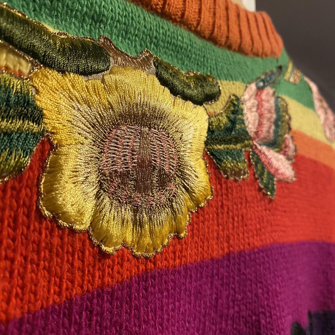 Gucci - Angry Cat rainbow sweater looking for | Depop