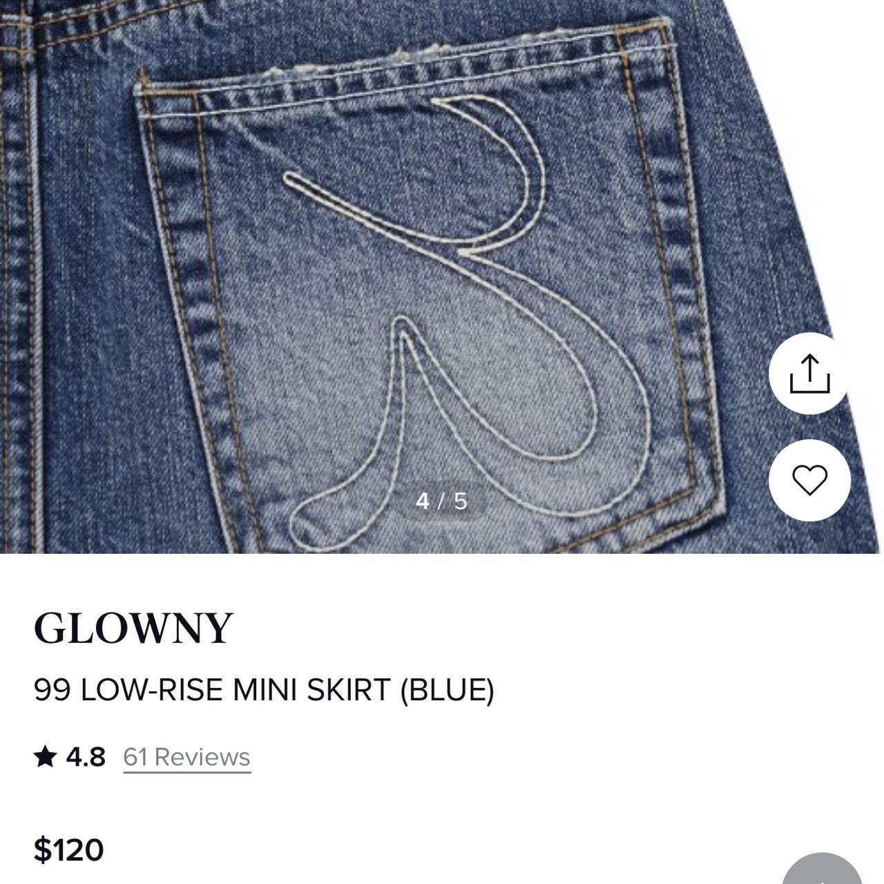 ★送料・関税込★GLOWNY★99 LOW-RISE MINI SKIRT★ GLOWNY 99 LOW-RISE MINI SKIRT