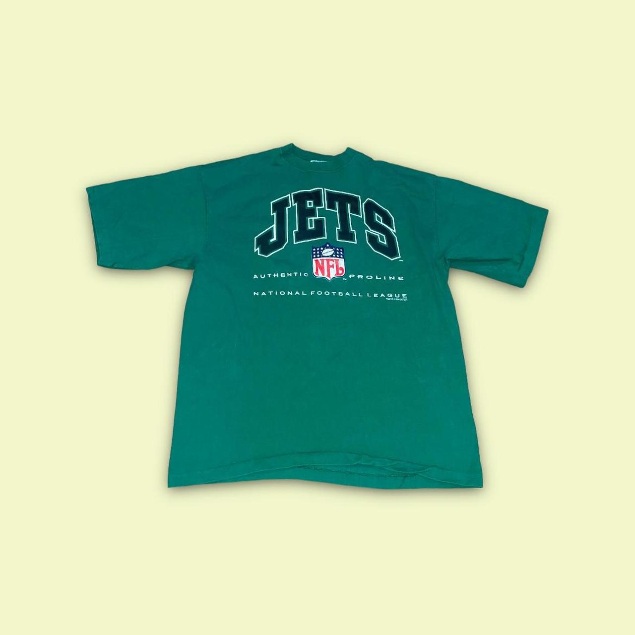 Vintage 90's New York Jets Single Stitched T-Shirt