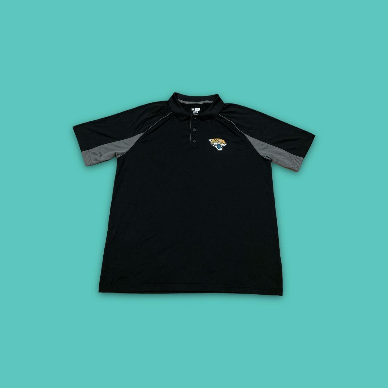 Teal & Black Jacksonville Jaguars Polo  Jacksonville jaguars, Polo, Mens  shirts