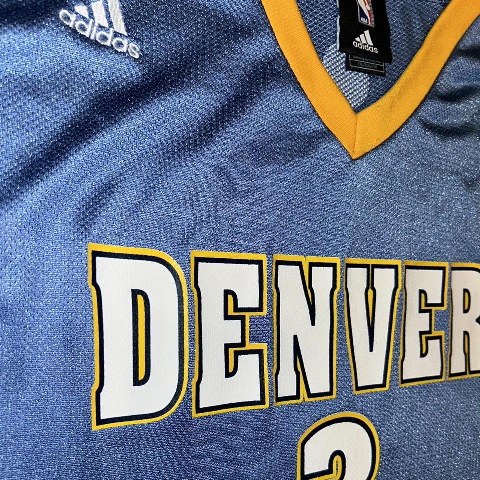 Adidas Denver Nuggets Allen Iverson Jersey Size Large - Depop