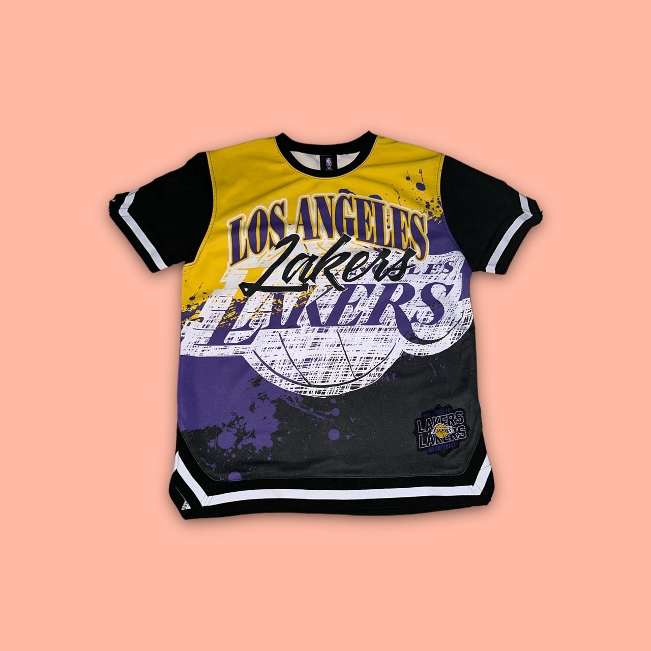 NBA LA LAKERS CROPPED BASKETBALL JERSEY IN - Depop