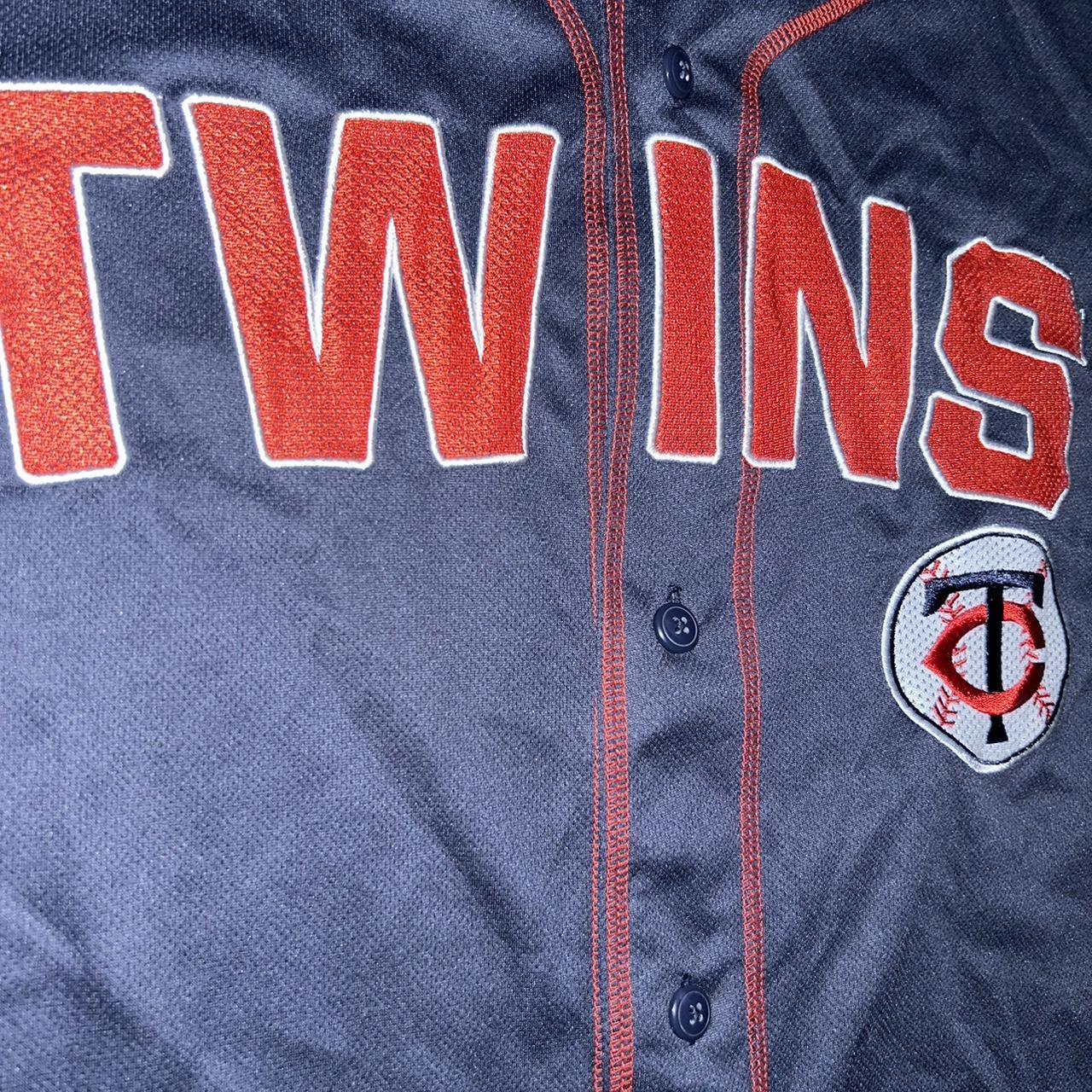 Minnesota Twins Authentic Majestic Baseball Jersey - - Depop