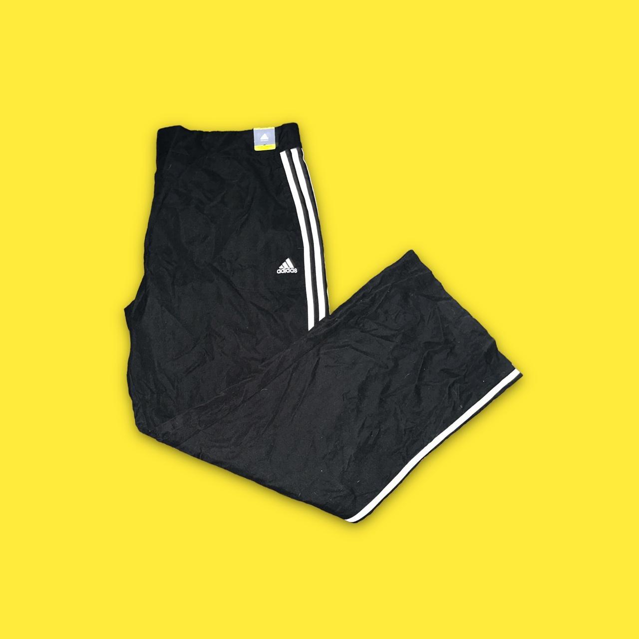 Adidas Men's Black and White Joggers-tracksuits