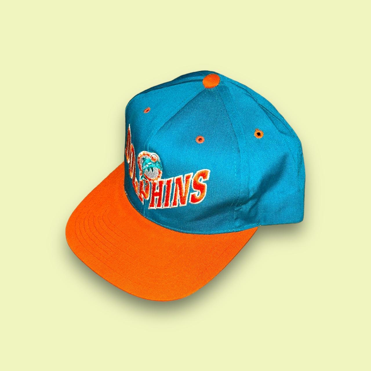 Vintage 90's Miami Dolphins Snapback Perfect - Depop