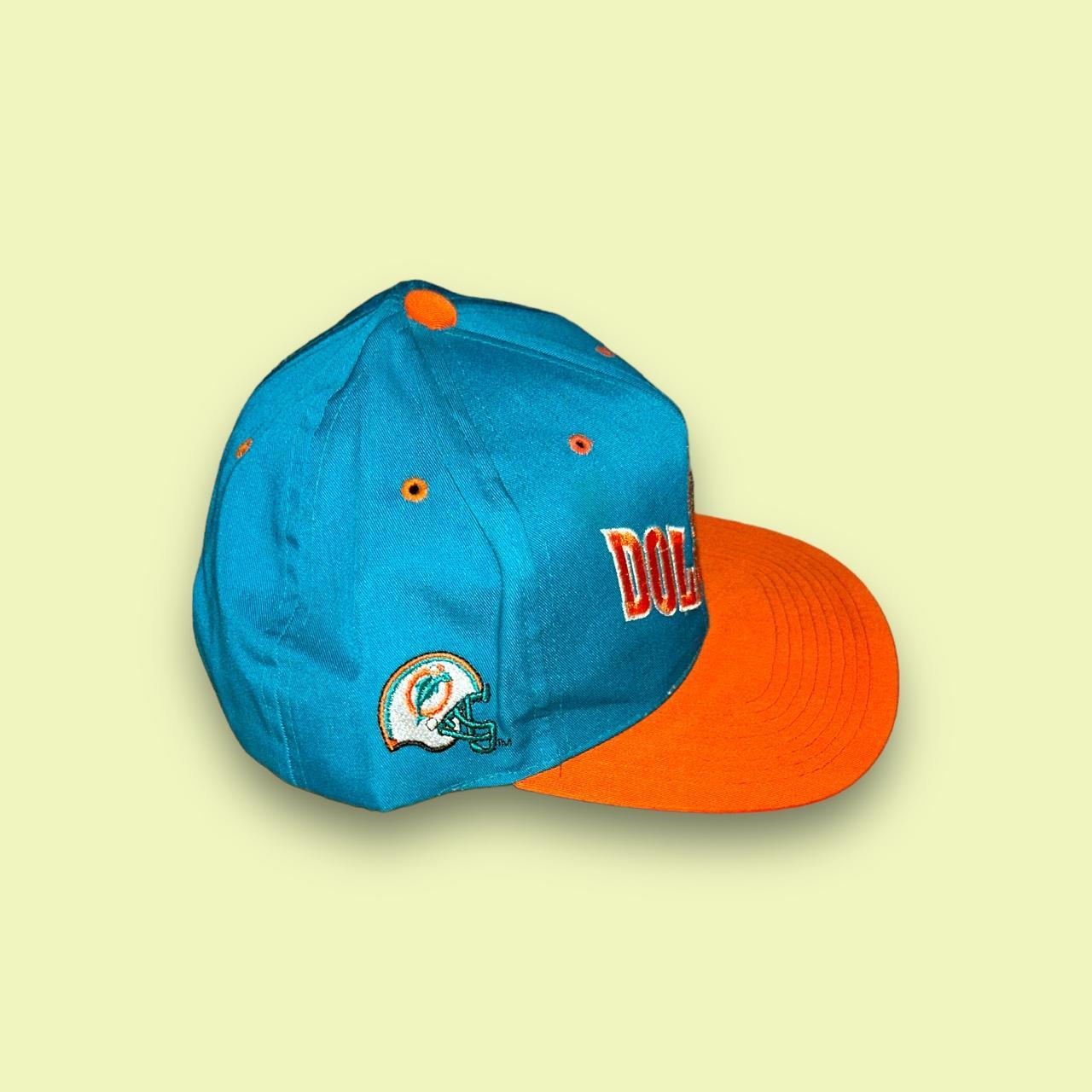 Vintage 90's Miami Dolphins Snapback Perfect - Depop