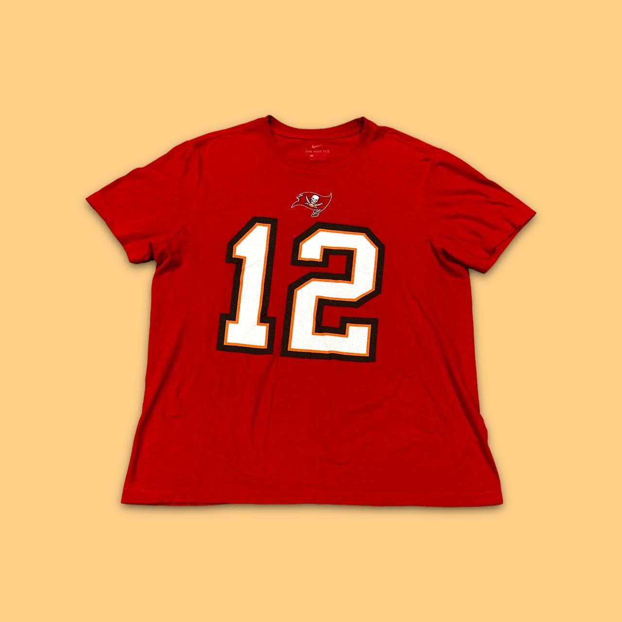 Tampa Bay Buccaneers Mens Brady T-Shirt by Nike - Red - Medium