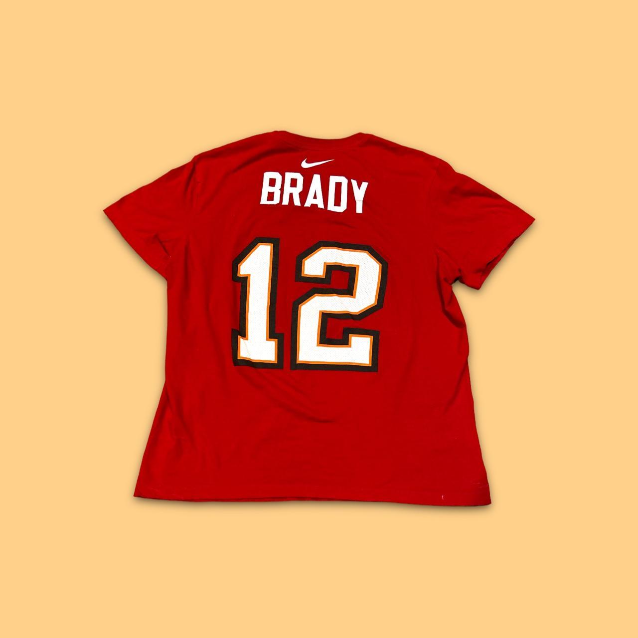 Nike Tampa Bay Buccaneers Tom Brady White T-Shirt - Depop