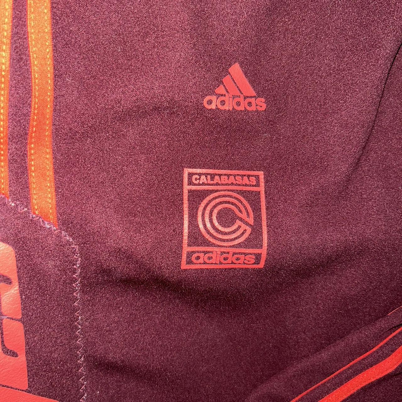 Adidas Men's Red and Burgundy Joggerstracksuits Depop