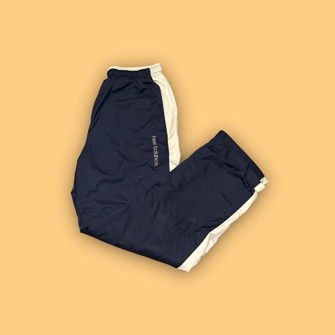 New Balance Men's Navy and Grey Joggerstracksuits Depop