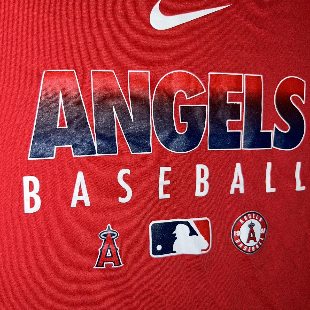 LA Angels baseball Nike t-shirt Era: modern - Depop