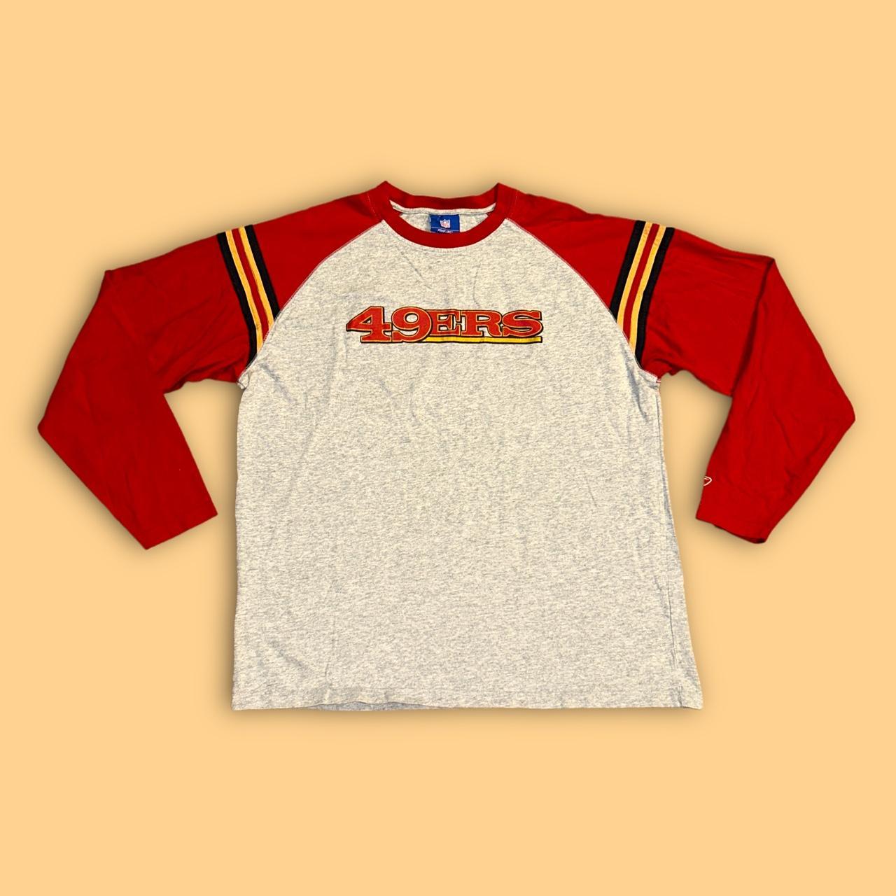 Vintage San Francisco 49ers white long sleeve shirt. - Depop