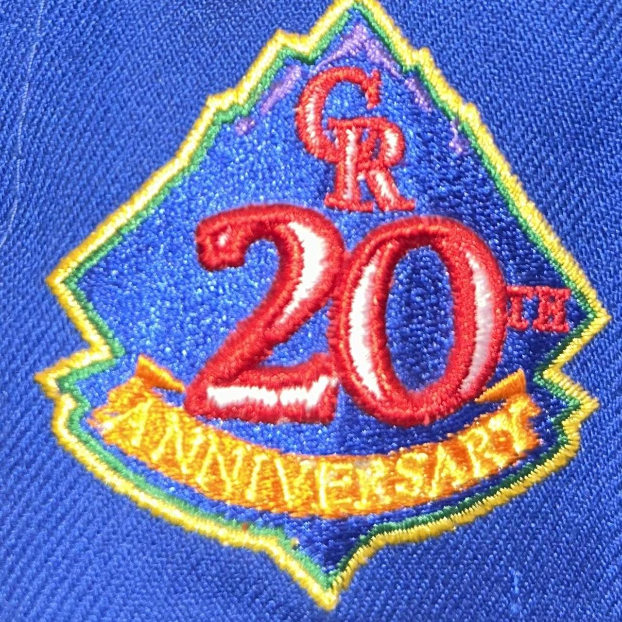 Colorado Rockies 20th Anniversary Patch