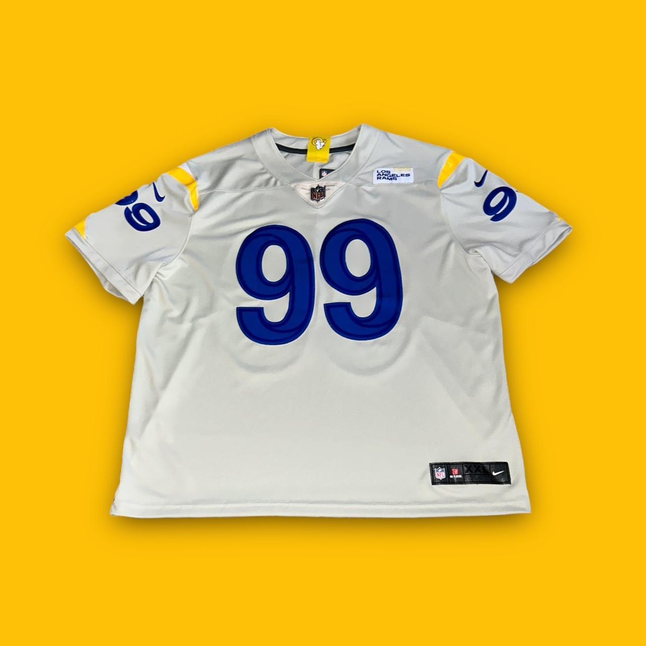 Nike Aaron Donald Rams Jersey Cream