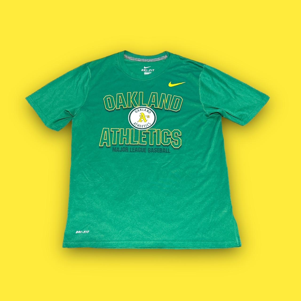 Oakland A's Nike Cooperstown Collection T-Shirt - Depop