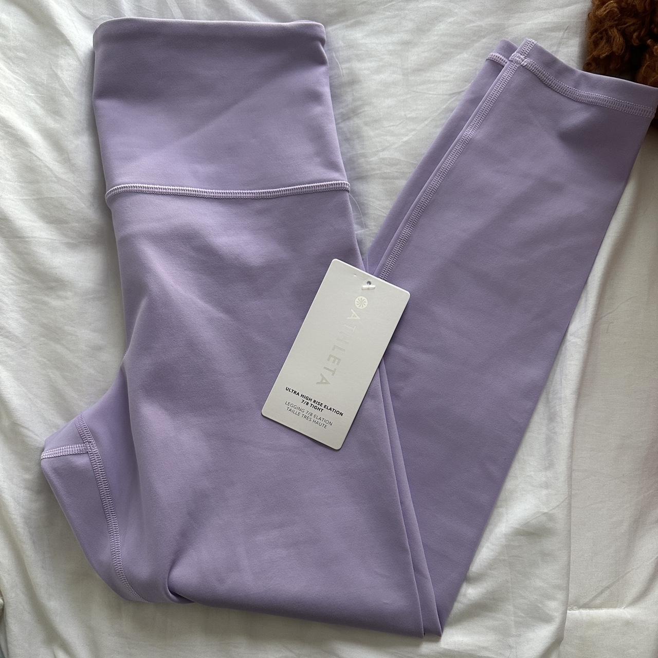 Athleta Women's Purple Leggings Depop