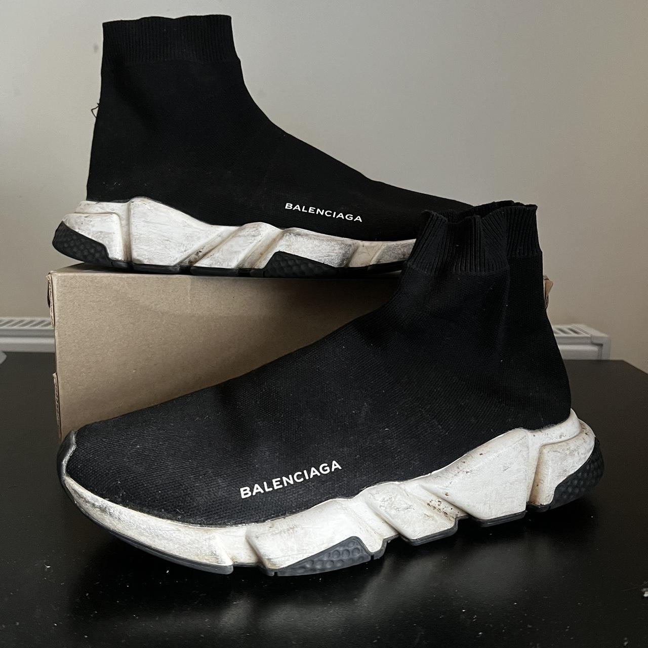 mens black trainers size 8.5