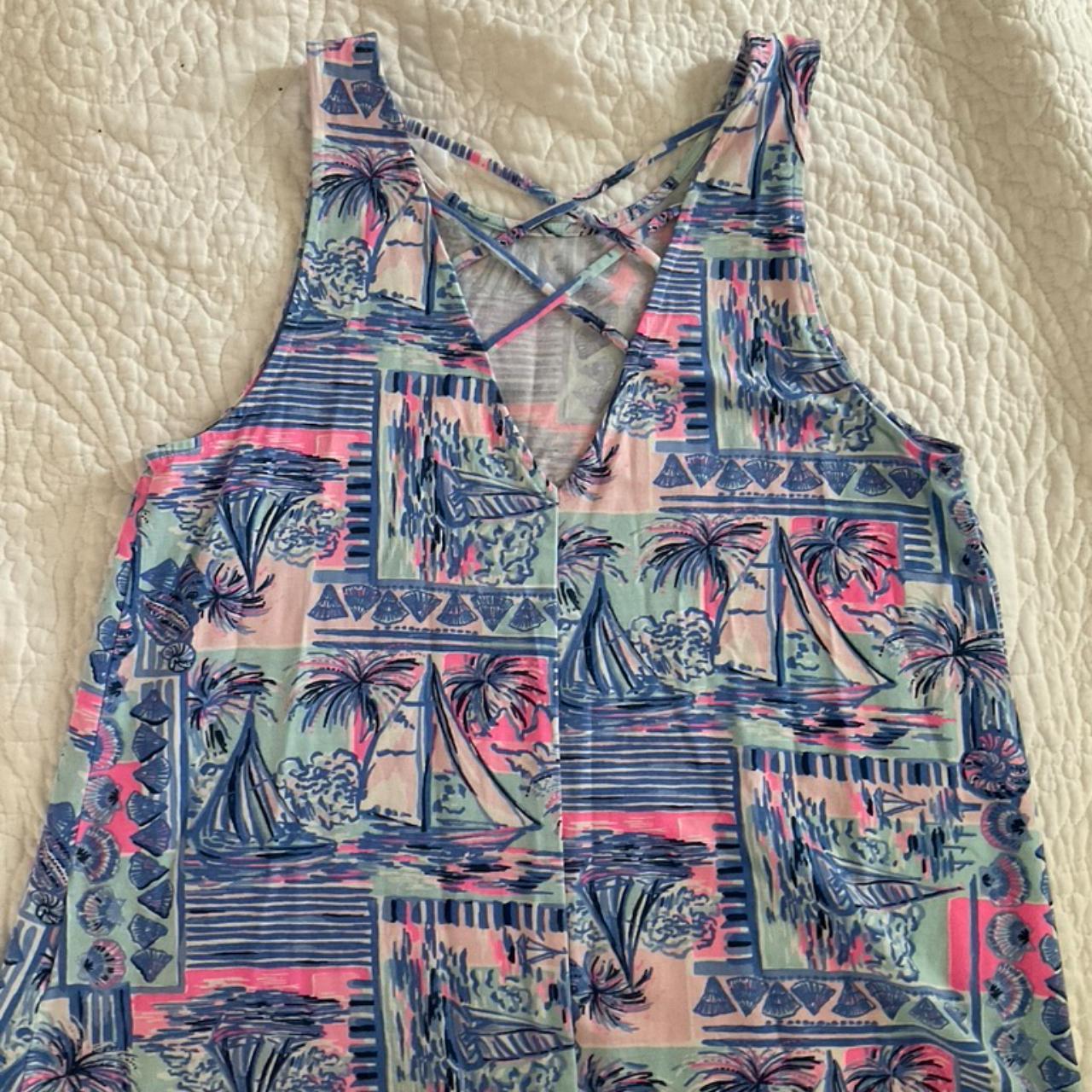 Lilly Pulitzer Women S Multi Vest Depop