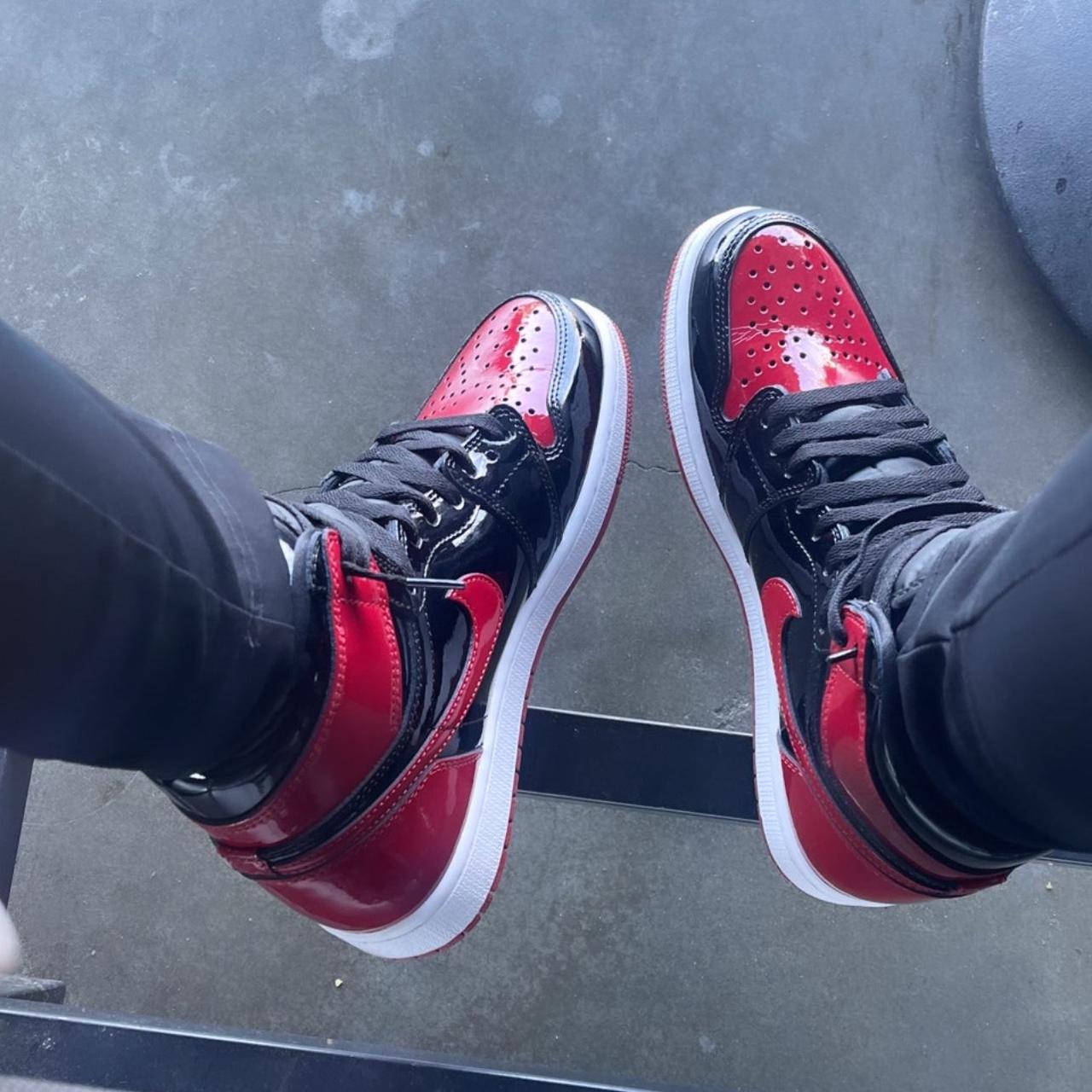 patent leather jordan 1s