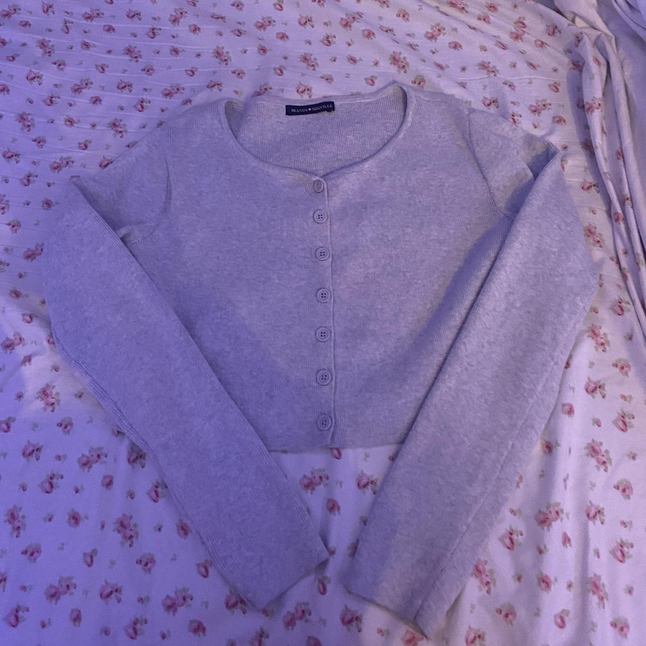 Grey brandy sweater top is perfect for Depop
