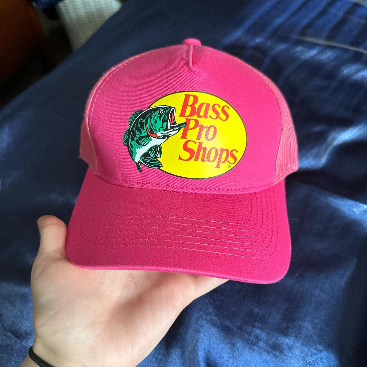 Bass Pro Pink Trucker Hat - Depop