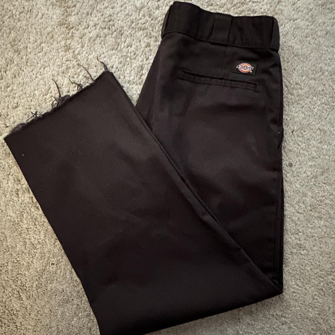 Brown Dickies cutoff work pants 🤎 -no size listed,... - Depop