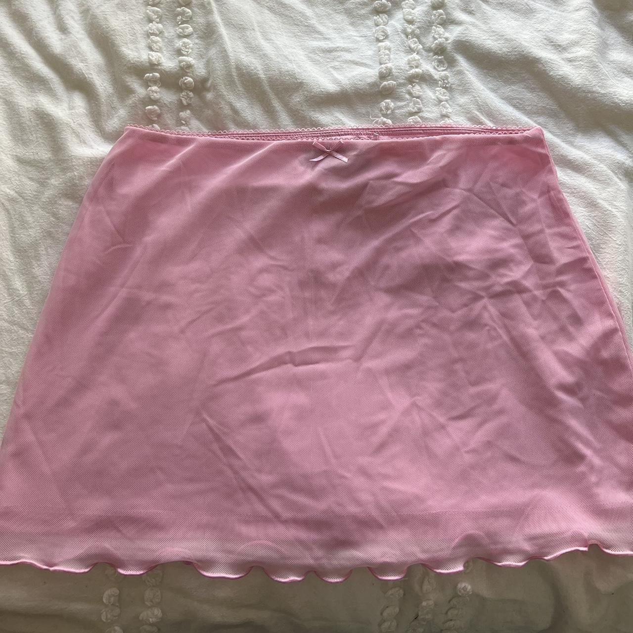 Cute light pink short skirt - Depop